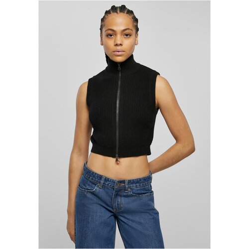 Urban Classics Women's short knitted vest black Cijene