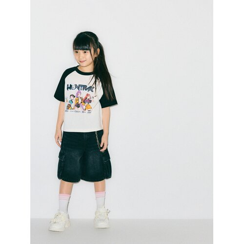 Reserved GIRLS` SHORTS & CHAIN - crno Cene
