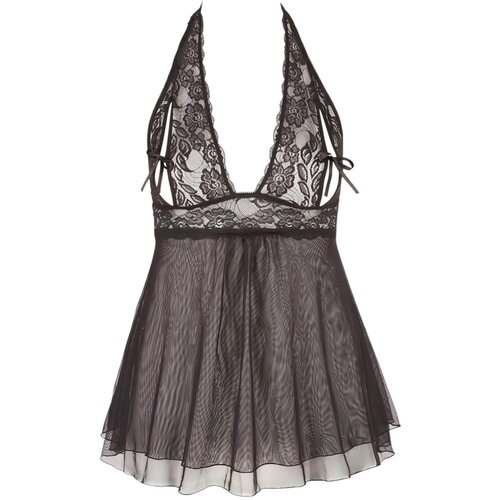 SvetUžitka Curves Lace Babydoll 2741130 Black XXXL Slike