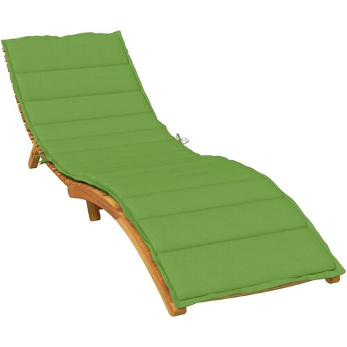 vidaXL Jastuk za ležaljku prošarani zeleni 200 x 70 x 4 cm od tkanine Cene