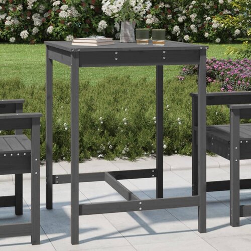 vidaXL Vrtni stol sivi 82 5x82 5x110 cm od masivne borovine Cijene