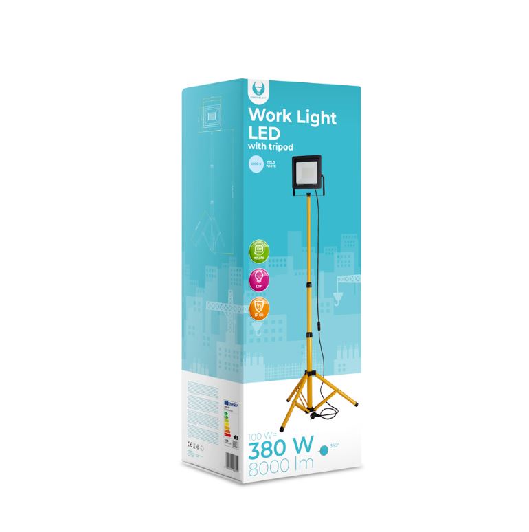 Forever light delovna luč led 100W s stojalom Cene