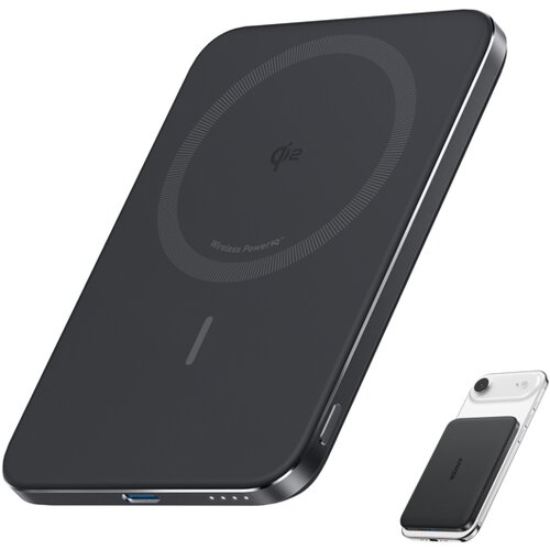 Anker EKSTERNA BATERIJA Nano 5000mAh, 20W, MagSafe Power Bank crni Slike
