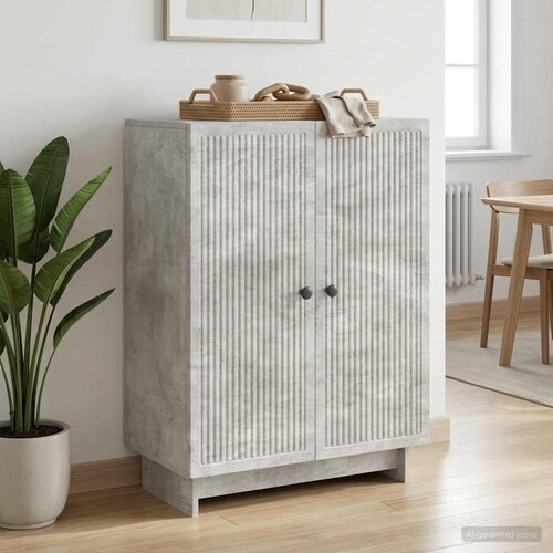  Kreveta Betonska siva 66 x 34,5 x 90 cm Konstruirano drvo Slike
