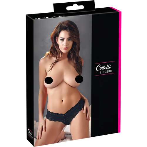 Cottelli Pearl Riostring 2320061 Black L Slike