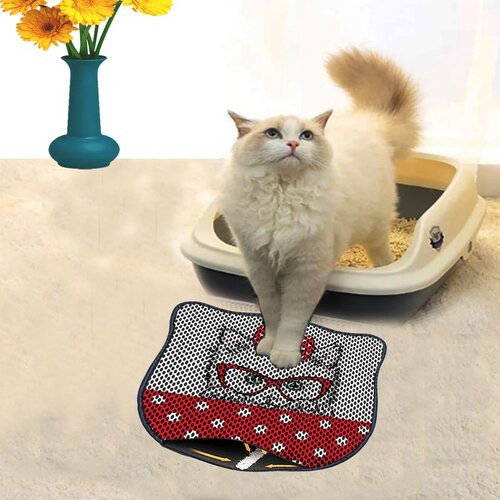 WALLXPERT Kdkafa0256 multicolor cat litter mat Cene