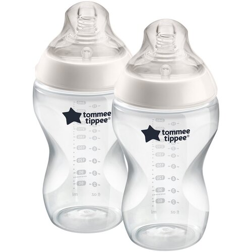 Tommee Tippee Closer To Nature Breast-like Teat steklenička za dojenčke 3 m+ 2 kos Slike