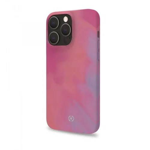 Celly Cover Watercolor iPhone 13 Pro Rosa, (20576271)