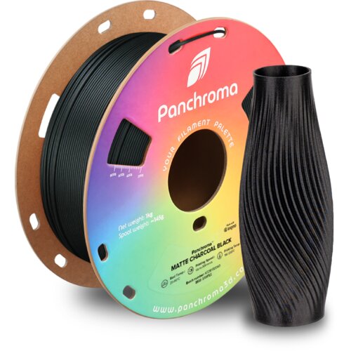 Polymaker Panchroma&amp;trade; PLA Matte Charcoal Black, 1,75 mm / 1000 g Slike