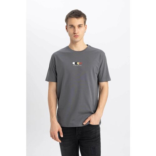 Defacto Regular Fit Crew Neck Printed T-Shirt Cene