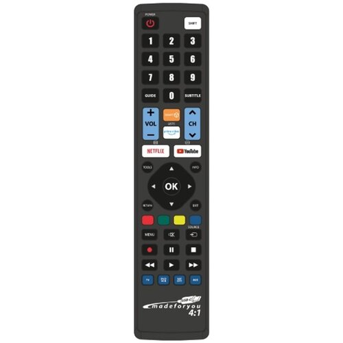 Jolly Line programabilni daljinski upravljač s USB-C za 4 uređaja Slike