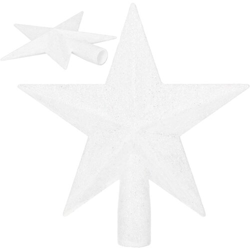  Božićni ukras zvijezda 20 cm bijela Slike