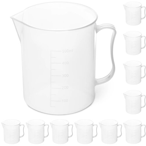 Steinberg Systems Plastična laboratorijska ča&scaron;a z oznako 500 ml - 10 kom., (21831414) Cene