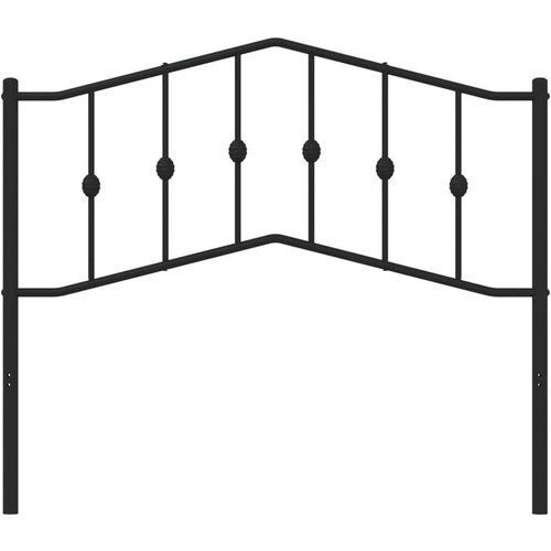  Metalno uzglavlje crno 107 cm Slike