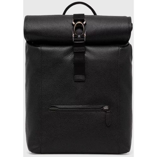 Coach Kožni ruksak za muškarce, boja: crna, veliki, bez uzorka