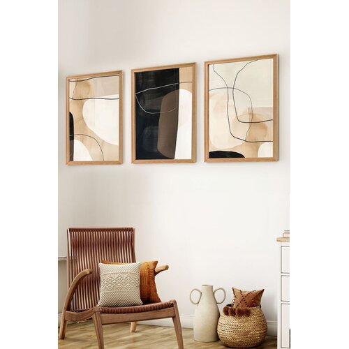 Wallity Set uramljenih MDF slika Myk3014-1, 3 dijela Cene