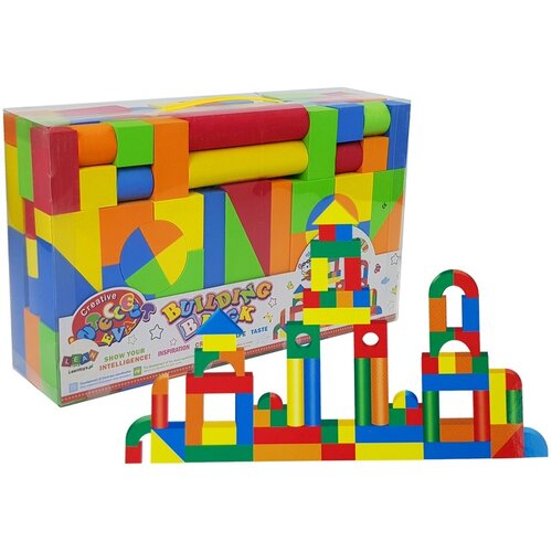 Lean_Toys Penasti gradbeni bloki 131 elementov Cene
