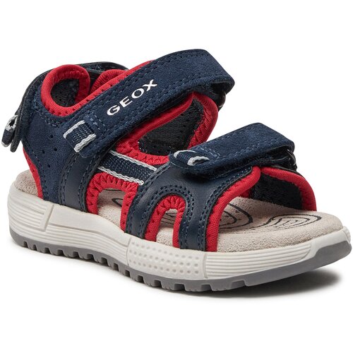 Geox Sandali J Sandal Alben Boy J35AVA 01520 C0735 M Navy/Red Cene