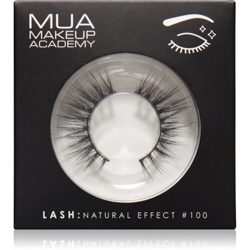 MUA Makeup Academy Lashes Natural Effect umetne trepalnice vrsta #100 1 par Cene
