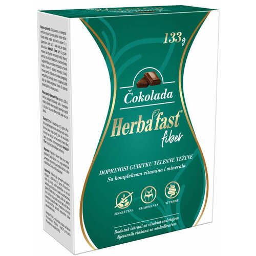 Herbafast fiber - čokolada, 10 kesica Cene