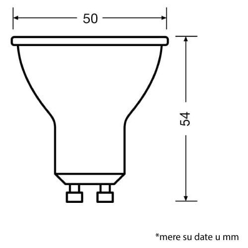 LED sijalica 3000K 6.9W GU10 36&amp;deg; OSRAM VAL Slike