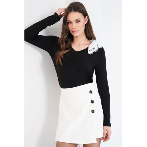 Trend Alacati Stili Ženska bluza Alc-X14785, Crna Cene