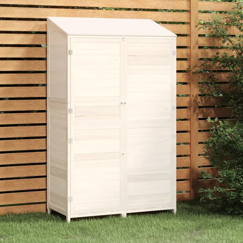 Furnova Vrtna lopa bela 102x52x174,5 cm trden les jelke, (21912780) Cene