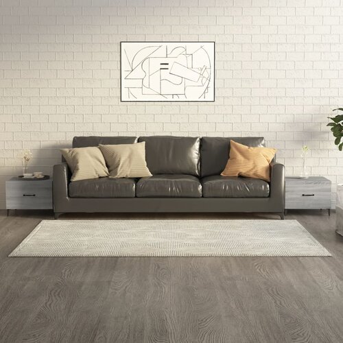 Furnova Klubska mizica s kovinskimi nogami 2 kosa 50x50x40 cm, (21913214) Cene