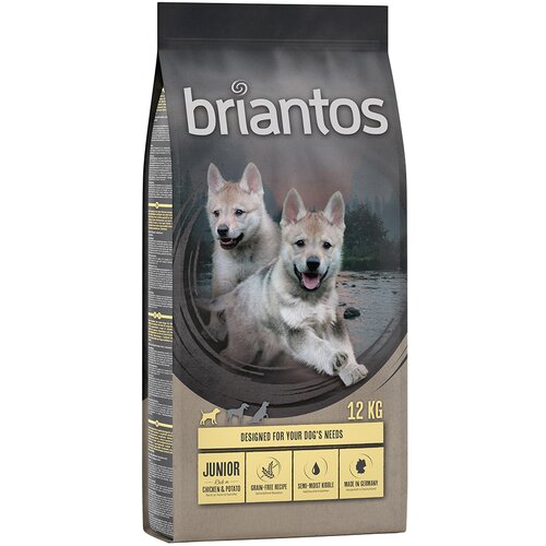 Briantos Varčno pakiranje: - Junior pi&amp;scaron;čanec &amp;amp; krompir - BREZ ŽIT (2 x 12 kg) Slike