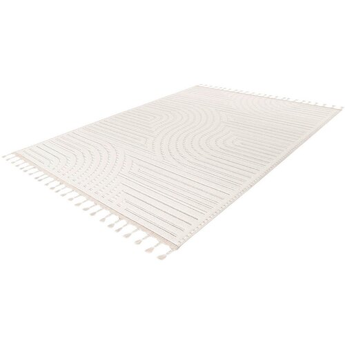 Kayoom RAVNO TKANA PREPROGA 120/170 cm tkano slonova kost Slike