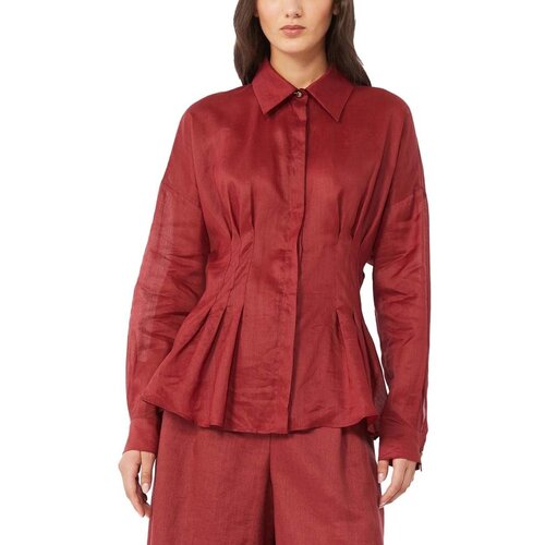 Maxmara Studio Srajce z dolgimi rokavi MSTORA Rdeča Cene