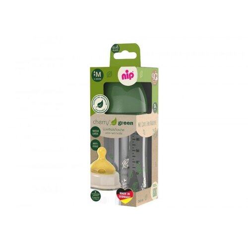 Nip Green staklo flašica bež 240ml 0m+, M protok Cijene
