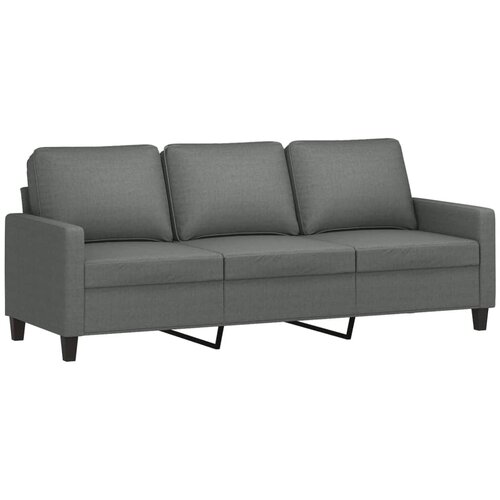  4-dijelni set sofa s jastucima tamnosivi od tkanine Slike