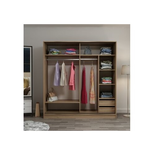 Hanah home Ormar braon boja Kale 3974 (506MNR2532) Slike