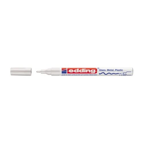 Paint marker E-751 1-2mm Edding bela 12PM02A Slike