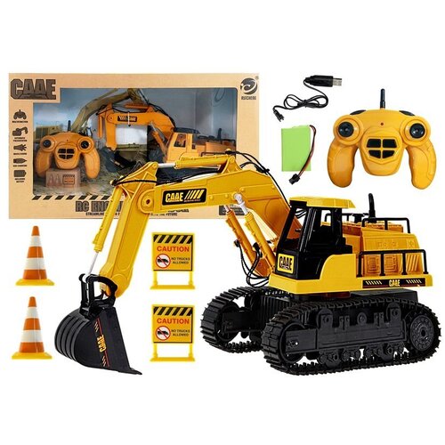  Bager na daljinsko upravljanje s dodacima R / C 1:22 - žuti Cijene