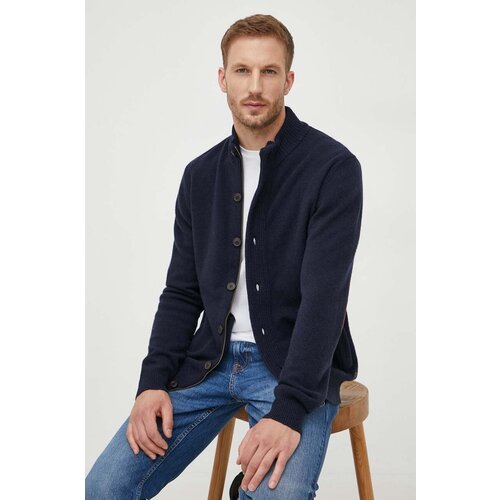 Barbour Vuneni kardigan boja: tamno plava Cijene