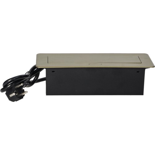 Orno Produžni kabel sa 2 x Schuko utičnice + 2 x USB, ugradbena - OR-AE-13126(GS)/BR Slike