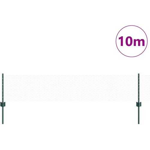  Heksagonalna ograda s stubom 10 x 0,4 m Čelik premazan PVC-om Slike