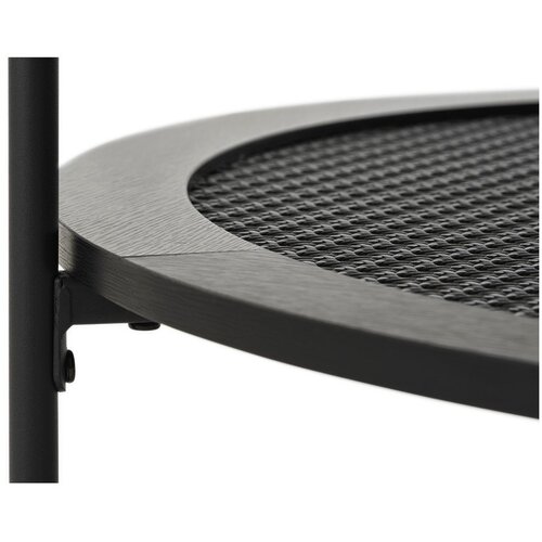 Unique Furniture Črna okrogla klubska mizica &amp;oslash; 80 cm Pensacola &amp;ndash; Slike
