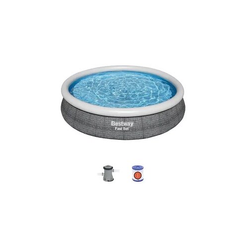 Bestway Bazen Fast Set Pool Ratan +filter 366x76cm Cene