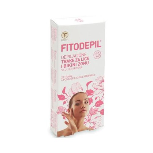 Fitogal Fitodepil depilatorske trake - lice Slike