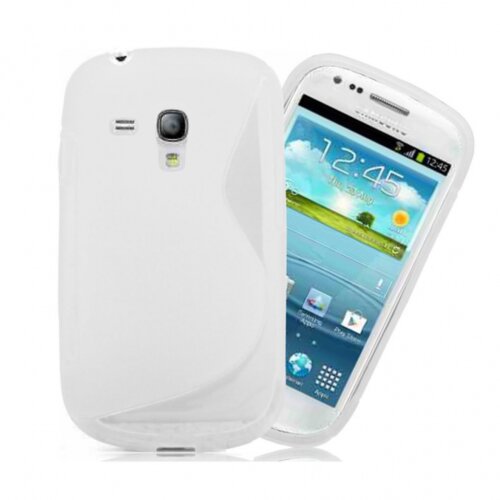  S silikonski ovitek Samsung Galaxy S3 mini I8190 bel Slike