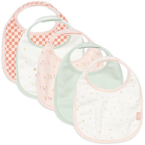 Jollein vodootporni podbradnik Jersey 5 kom, Pretty Picnic Slike