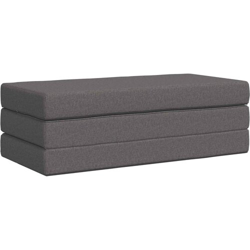 SOFA na razvlačenje 120 x 67 x 45 cm Svjetlosiva Slike