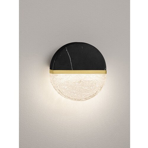 Nova Luce Crna metalna LED zidna lampa s mogućnosti zatamnjivanja Dorin &amp;ndash; Slike