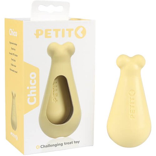 Laroy Group petit treat toy chico yellow - gumena interaktivna igračka za pse sa otvorom za poslastice (žuta) Cene