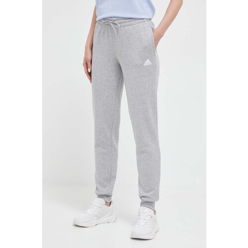 Adidas Pamučni donji dio trenirke boja: siva, melanž Slike
