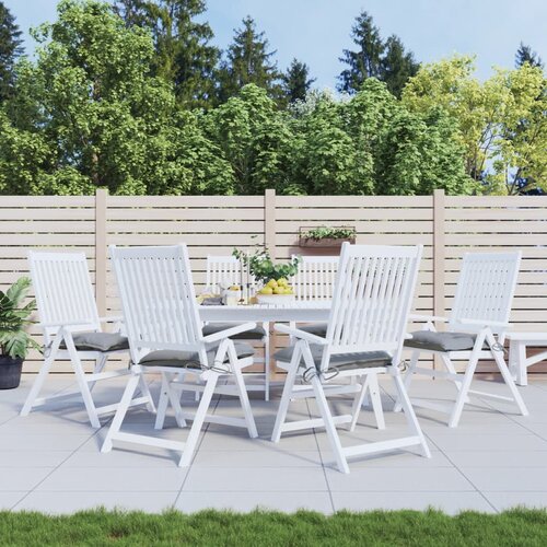 VidaXL Jastuci za stolice 6 kom sivi 40 x 40 x 7 cm od tkanine Oxford Slike