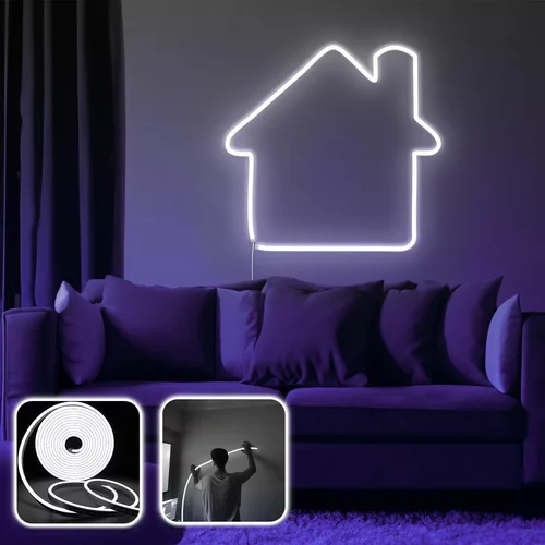 Opviq dekorativna zidna led svjetiljka, Home - Medium - White
